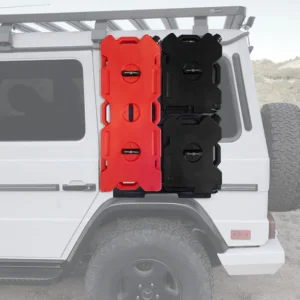 Side Utility Rack GWagen W463 Fuel Carrier 4.0 Side Mount 4 Gallon 8 Gallon External Gas and Water Carrier 577x688