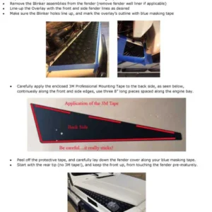 Fender Protection G Class Front Fender Overlay Installation Manual 502x688