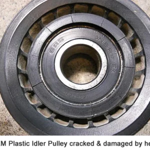 Aluminum idler Pulley Idler Pulley for Mercedes Benz OEM damaged 640x530