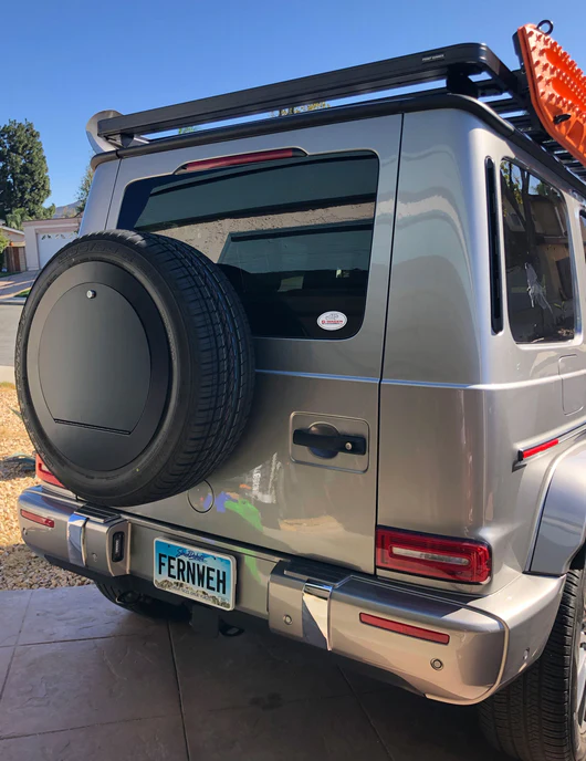 G-Wagon spare tire cover with Lockable Compartment for 2019 + Gwagen - Image 4