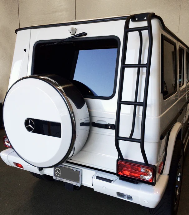 Mercedes-Benz G-Wagon Rear Access Ladder – OEM-Inspired, Heavy-Duty Bolt-On Design - Image 2