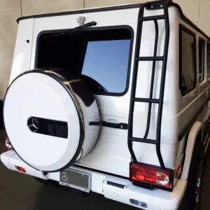 Access Ladder Mercedes G Wagen rear access ladder no drilling required 606x688
