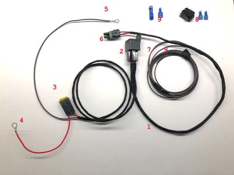 Wiring Harness Kit for Aux Driving Lights for G-Class G Wagen W463 2000 to 2018 - Image 6