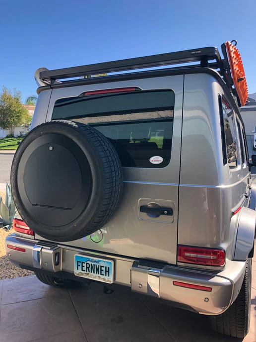 G-Wagon spare tire cover with Lockable Compartment for 2019 + Gwagen - Image 2