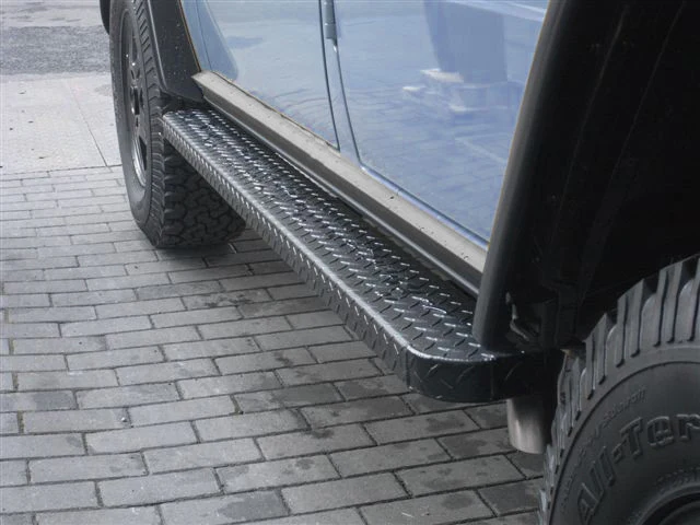 Aluminum Running Boards - for LWB W463 G-Wagen