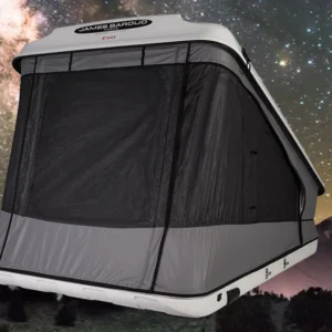 Baroud SPACE Roof Top James Baroud Roof Top Tent Space White for G Wagon 726x587 1