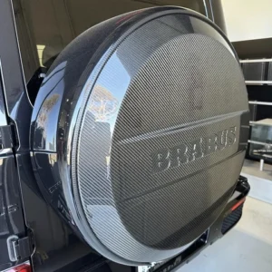 Brabus Mercedes Benz G Class 05-25 W463 W464 Spare Tyre Cover Real Carbon Fibre