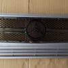 FRONT GRILLE ASSEMBLY SILVER FOR '1990-'2013 MERCEDES BENZ W463 G-CLASS G63 LOOK