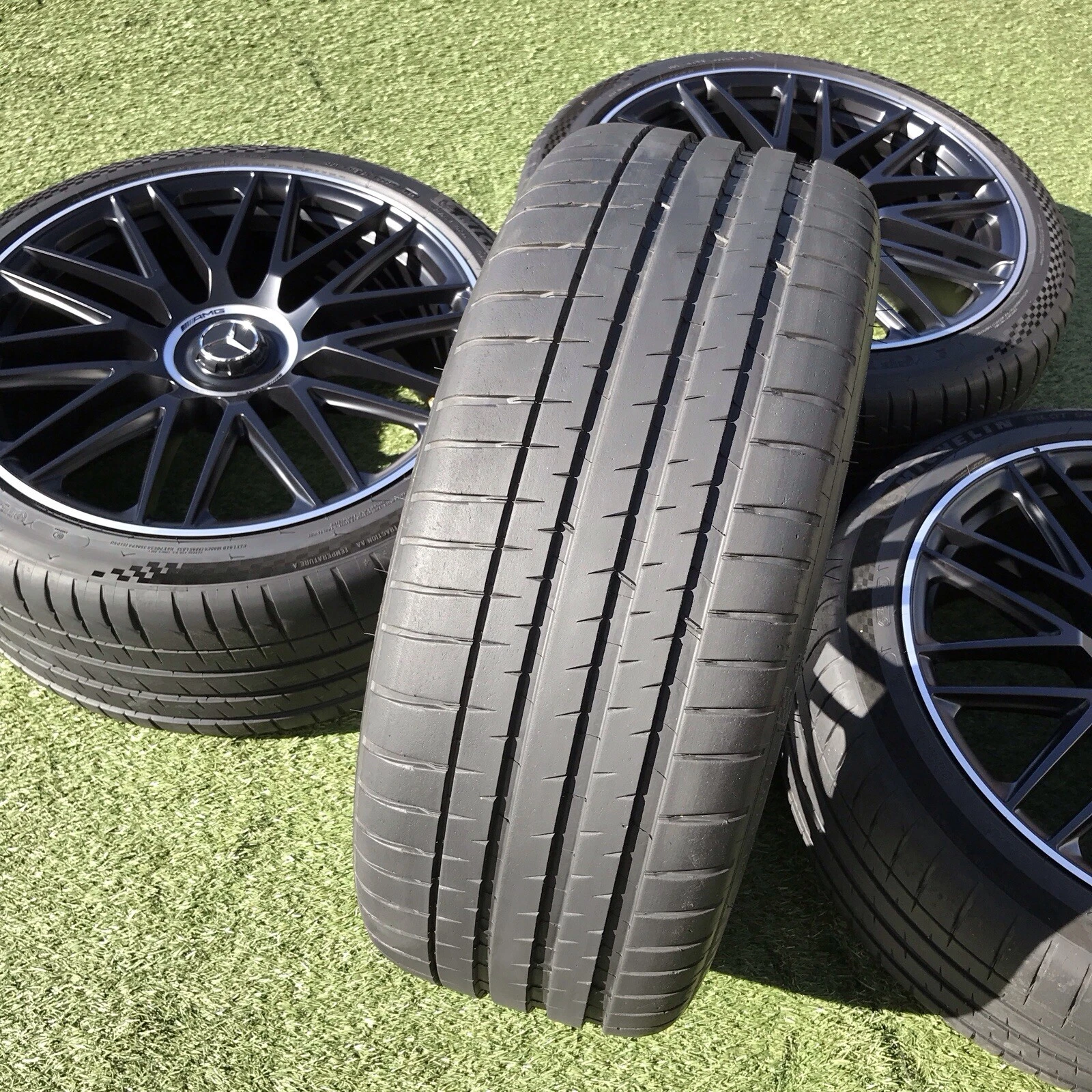 21 MERCEDES S63 AMG 2025 2234012300 RIMS WHEELS STOCK FACTORY S580 680 - Image 5