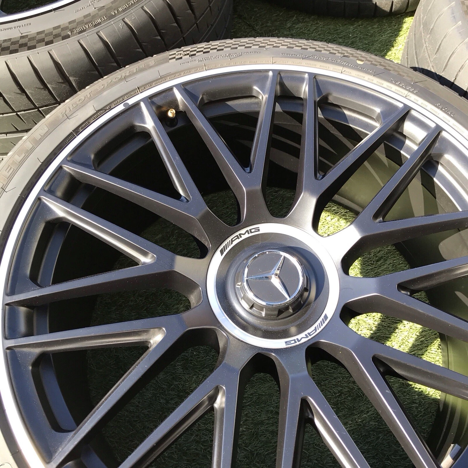 21 MERCEDES S63 AMG 2025 2234012300 RIMS WHEELS STOCK FACTORY S580 680 - Image 8